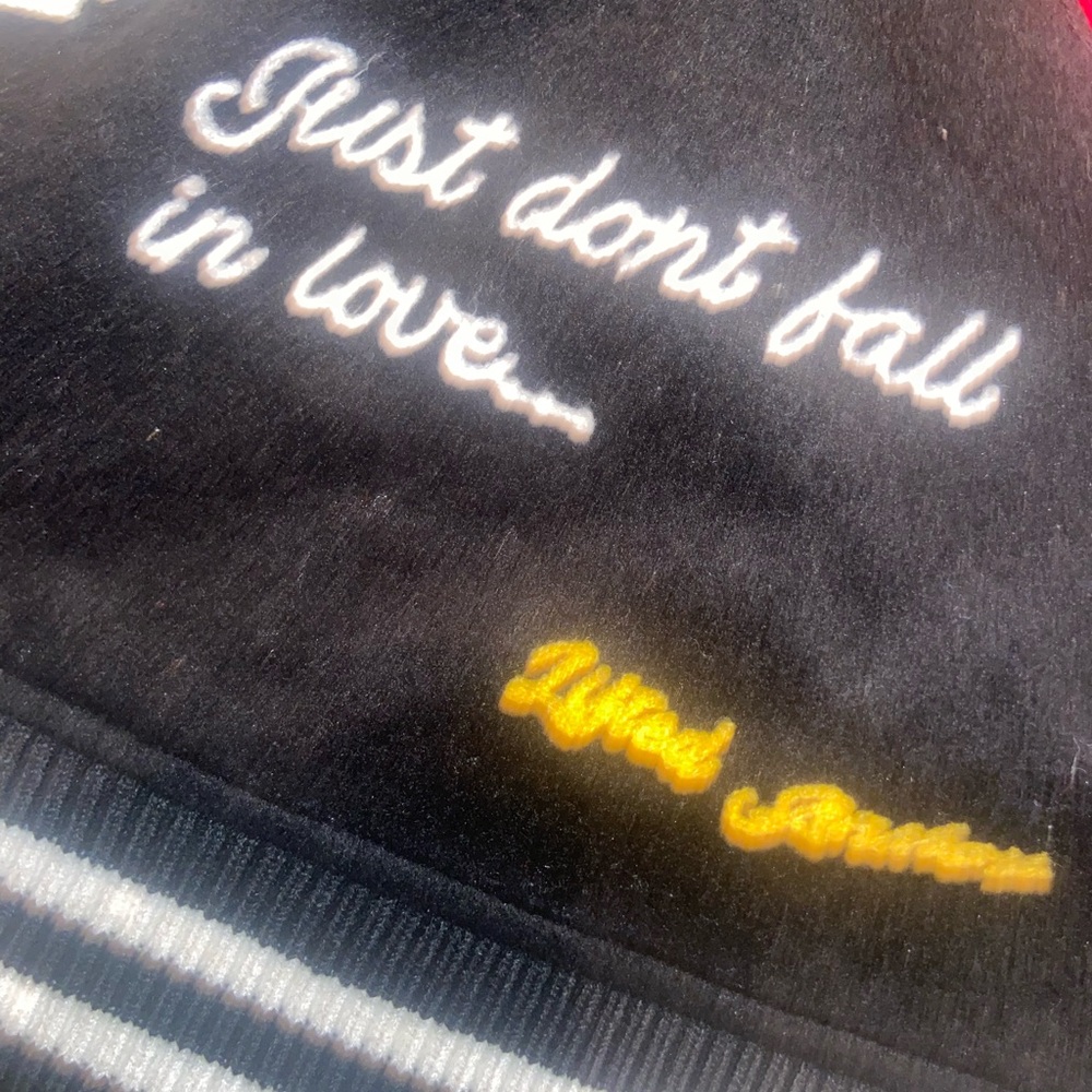 Lifted Anchors Chenille Patch Varsity Jacket - image 8